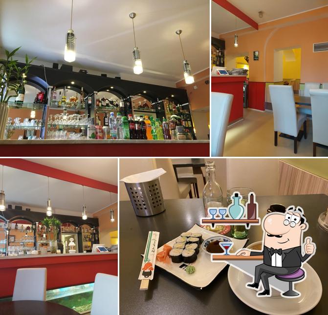 Interior of Hong La Jiao restaurant